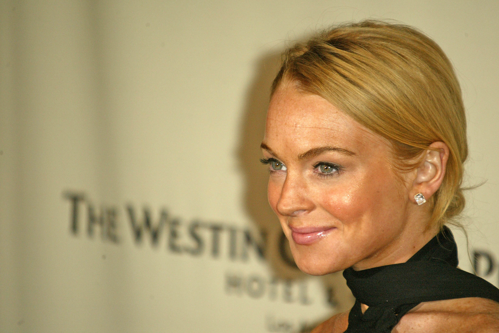 Lindsay Lohan at the 12th Annual Race to Erase MS