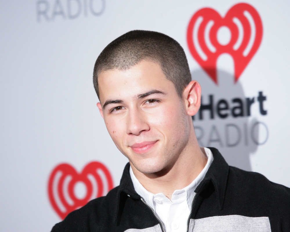 Nick Jonas at the iHeart Radio music awards in 2015