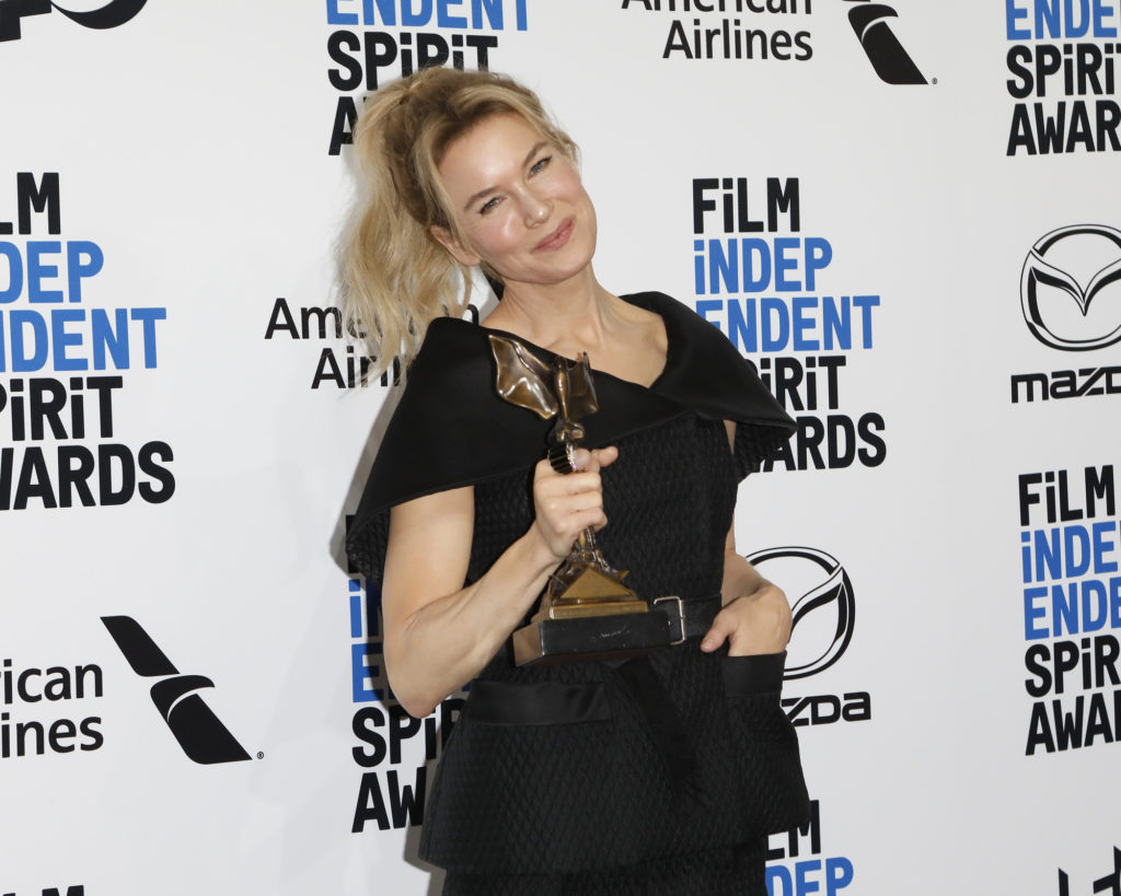 Renee Zellweger at the 2020 Film Independent Spirit Awards