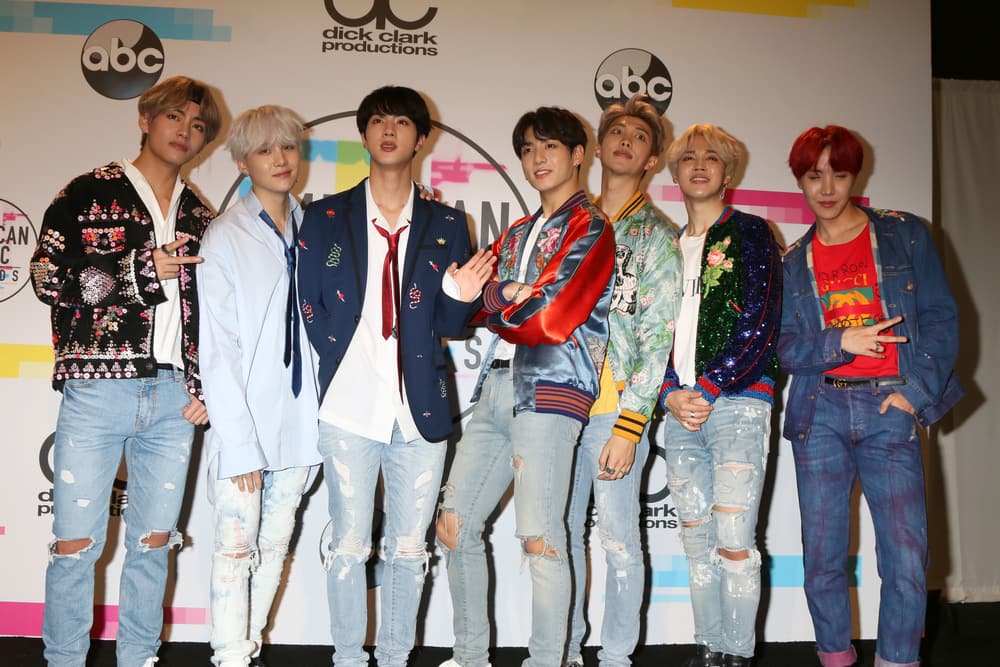 BTS at the American Music Awards in Los Angeles in 2017